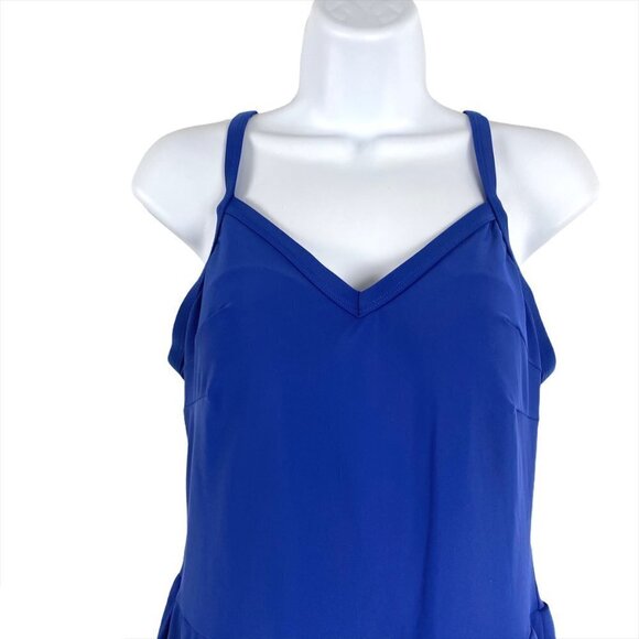 Simply‎ Cacique One Piece Swimsuit Dress Blue - Picture 3 of 7